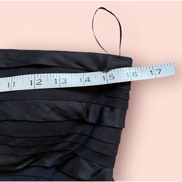 Maje Women's Black Cotton Silk Strapless Flirty Fit Flare Mini Dress sz 1 XXS 00 - Picture 8 of 15